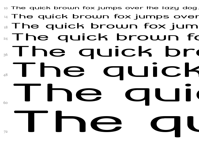 Street Corner font waterfall